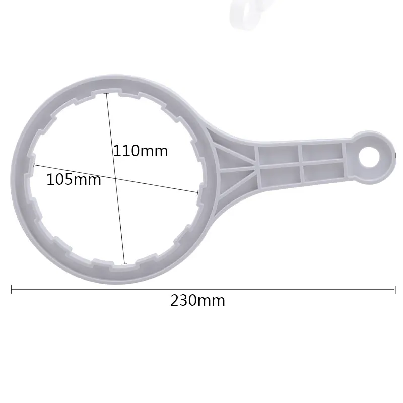 3013水フィルタープラスチックスパナ白レンチro浄水器水族館部品フィッティングフィルターボトル解体ツール