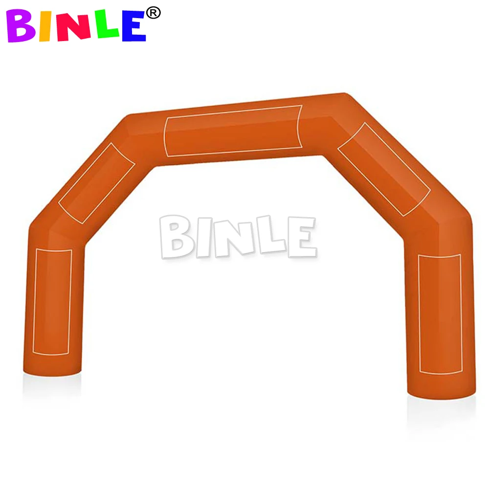 Outdoor event inflatable entrance START/FINISH race arch with customized banners