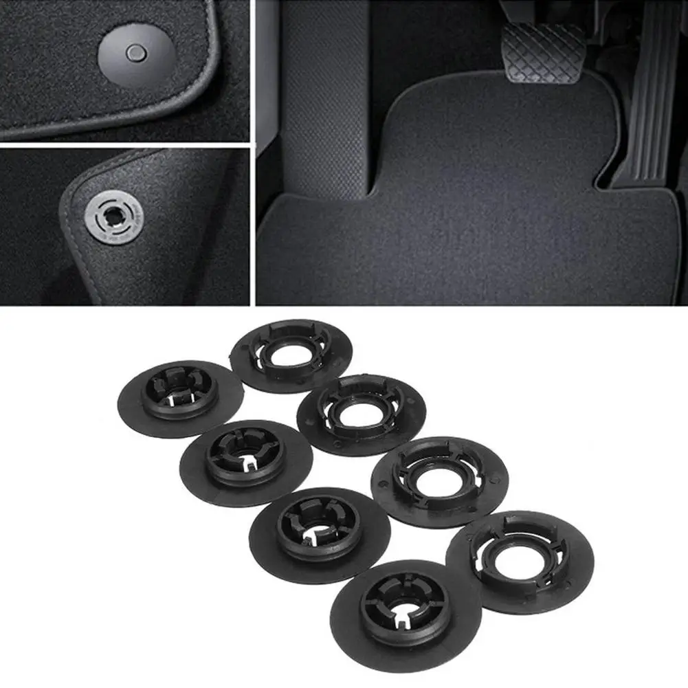 4Pcs Universal Car Floor Mat Carpet Clips Retention Holders Buckles Anti Skid Fastener Retainer Resistant Fixing Grips Clamp