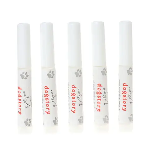 5Pcs Pet Dog Cat Nail Protector Claw Paws Covers Gel Adhesive Glue