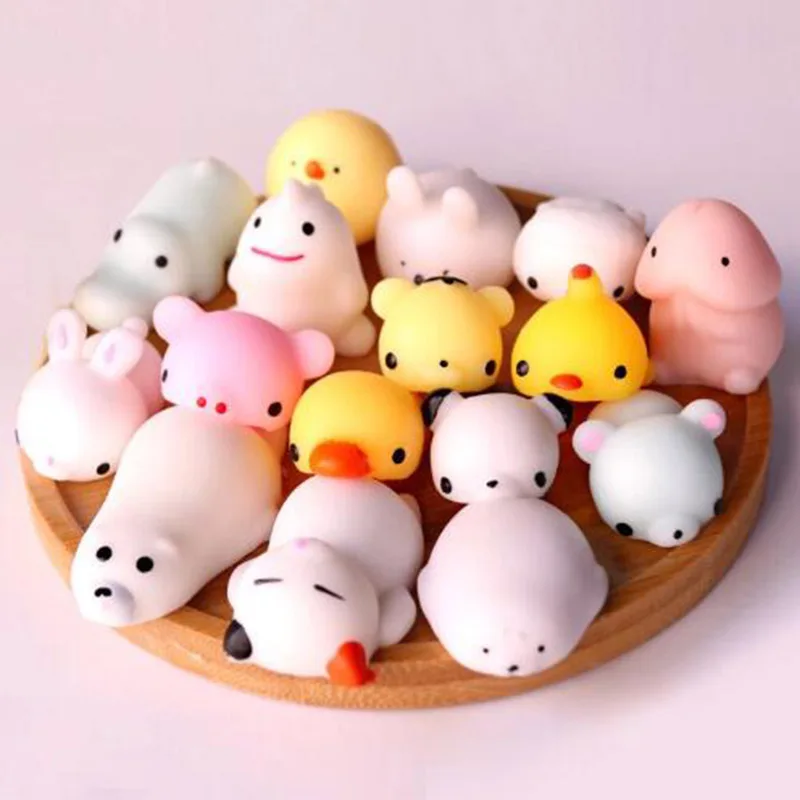 

Mini Squishy Varied Cute Animals Antistress Ball Squeeze Rising Abreact Soft Sticky Stress Relief Funny Mochi Toys for children