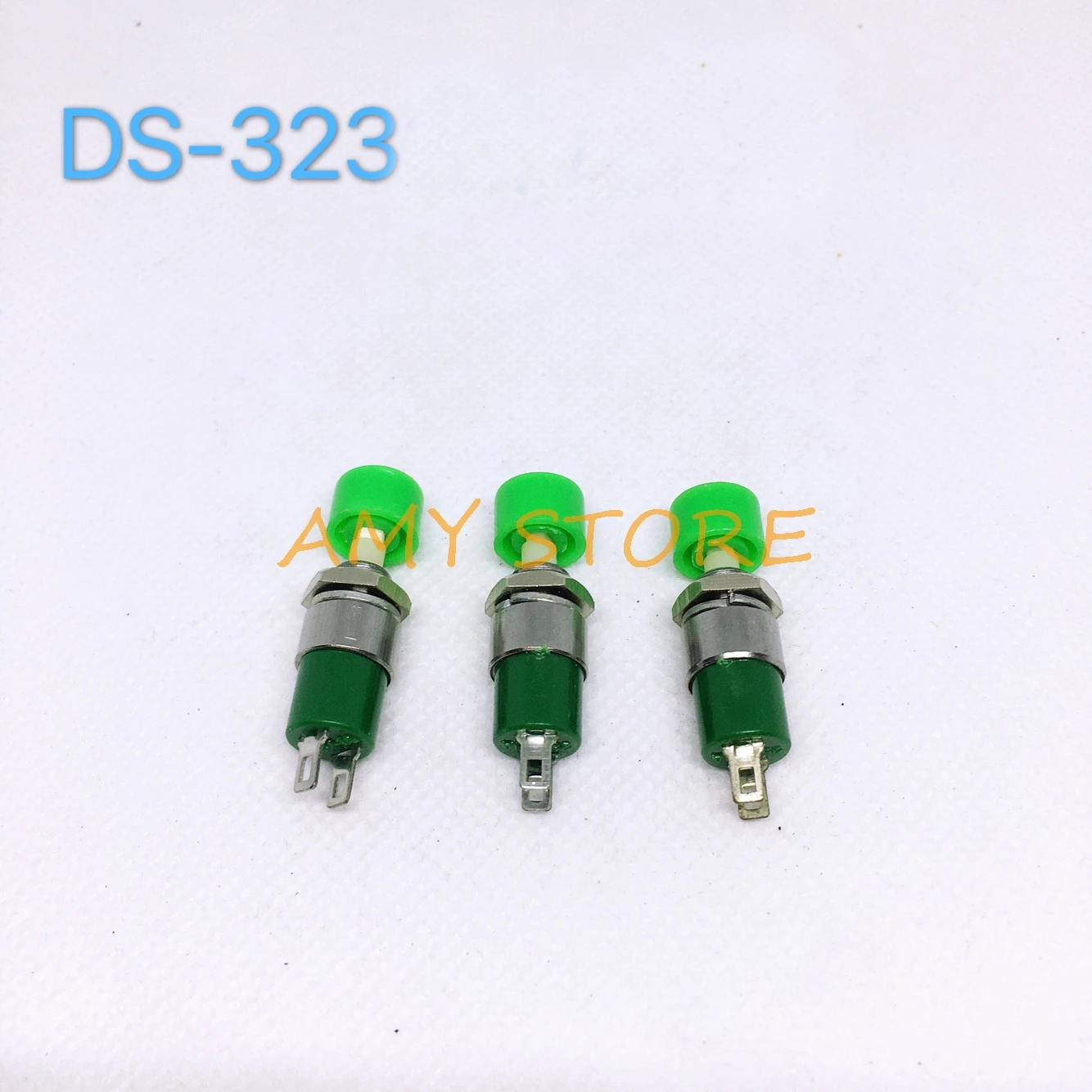 5 個ミニDS-323 モメンタリ押ボタンスイッチ 7 ミリメートル赤、緑 1A 250 プッシュにオフで (on) DS323