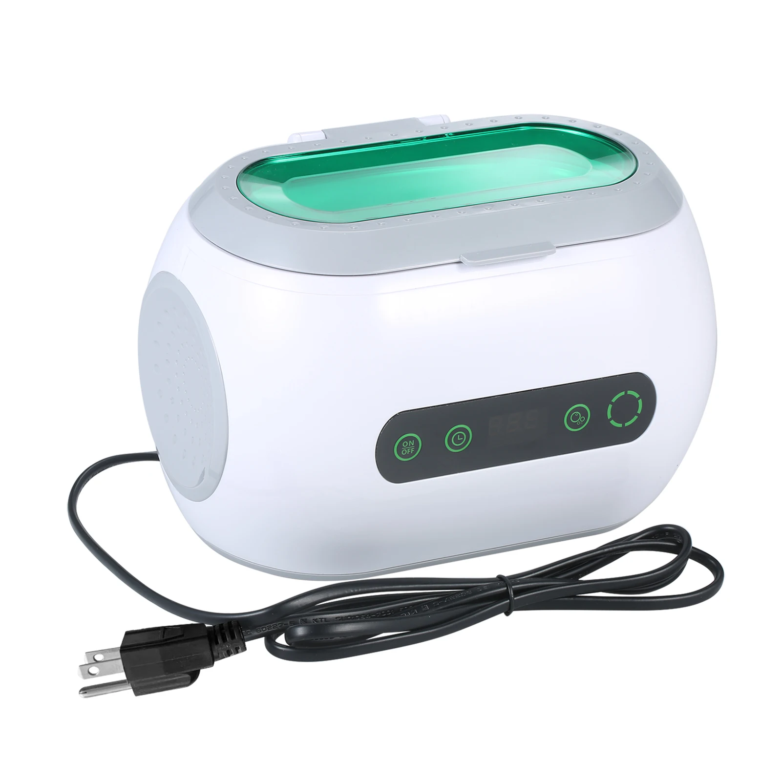 600mL Digital Ultrasonic Cleaner Household Glasses Cleaning Machine Stainless Steel Tank Jewelry Toothbrush Cleaning Instrument