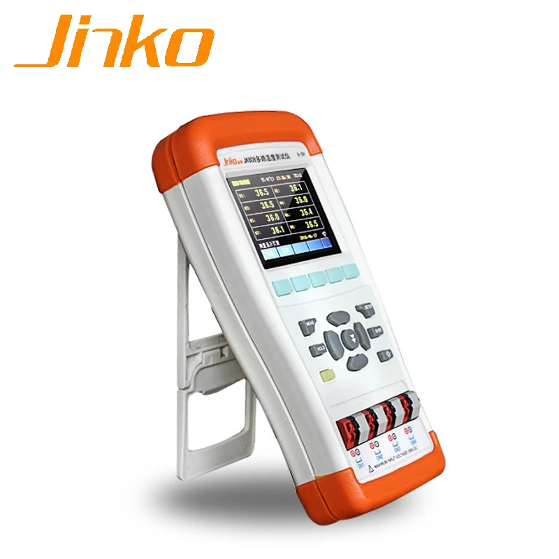 JK808 JK804หลายอุณหภูมิ Tester Handheld Data Logger