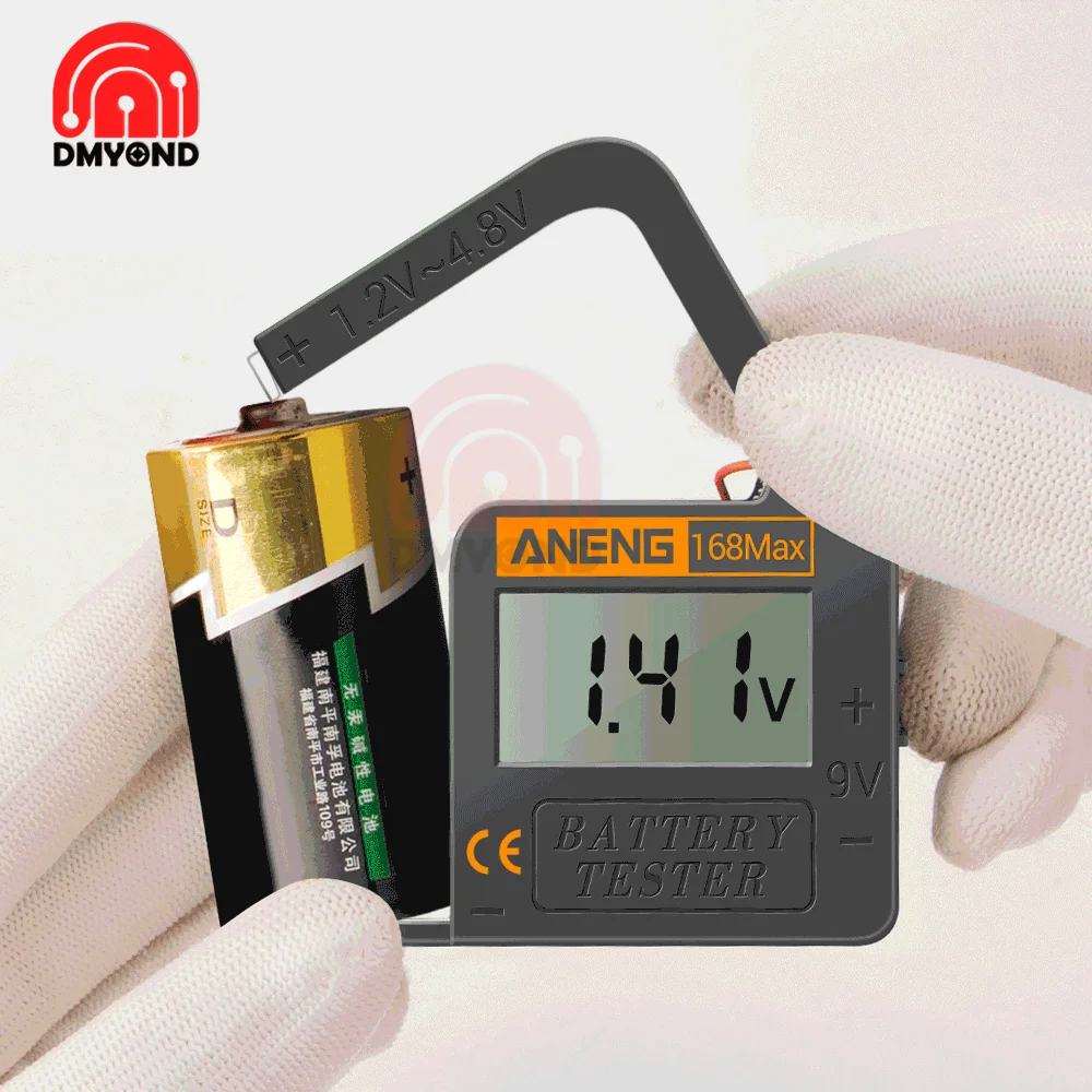 Aneng 168max Digitale Lithium Batterij Capaciteit Tester Lcd Batterij Spanningstester Digitale Lithium Batterij Capaciteit Diagnostisch Hulpmiddel