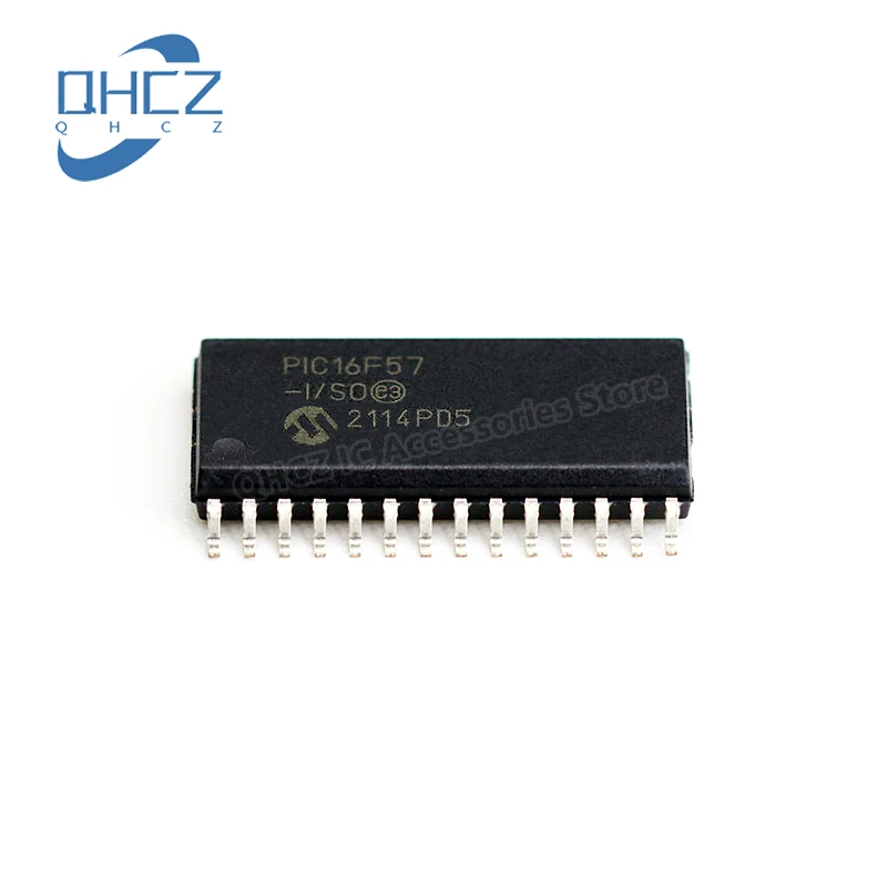 10pcs PIC16F57-I/SO PIC16F57 16F57 SOIC-28 New and Original Integrated circuit IC chip Microcontroller Chip MCU In Stock