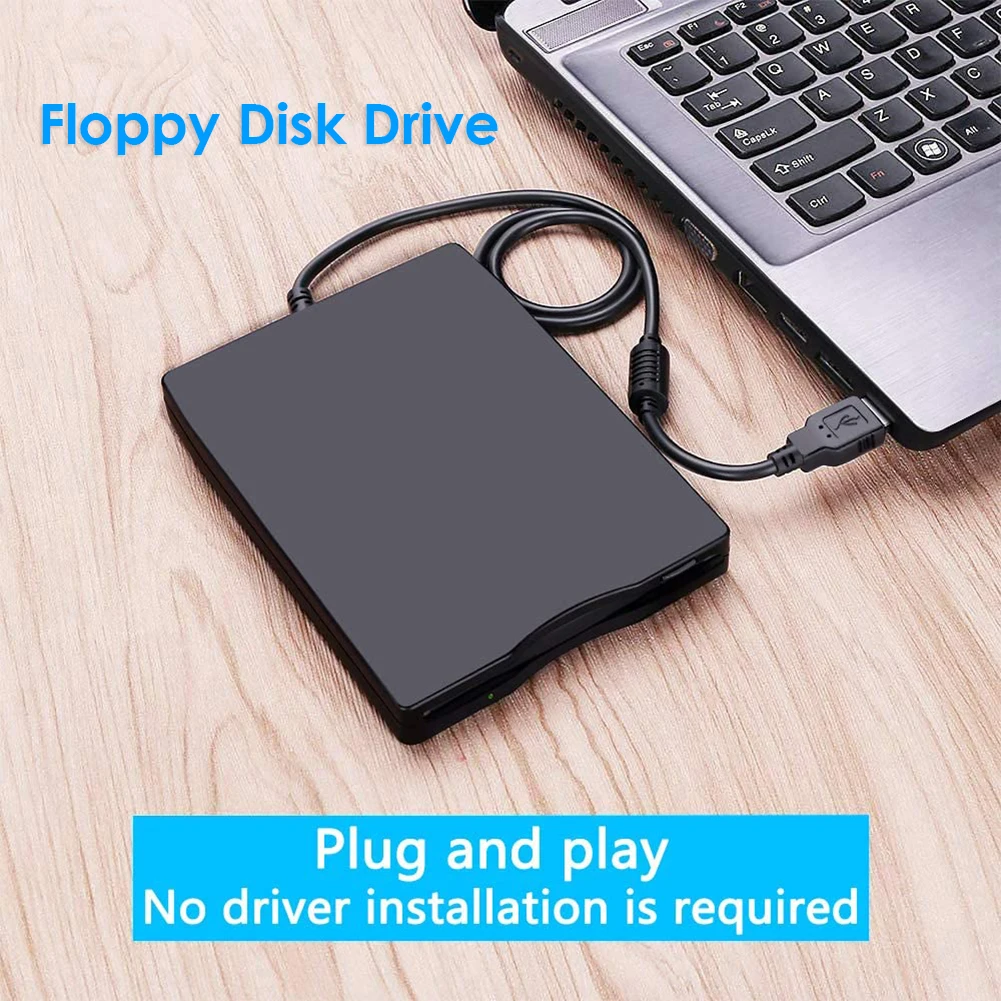 Portátil 3.5 polegadas USB Mobile Floppy Disk Drive 1.44MB Disquete Externo FDD para Notebook PC Notebook USB conexão plug-and-play