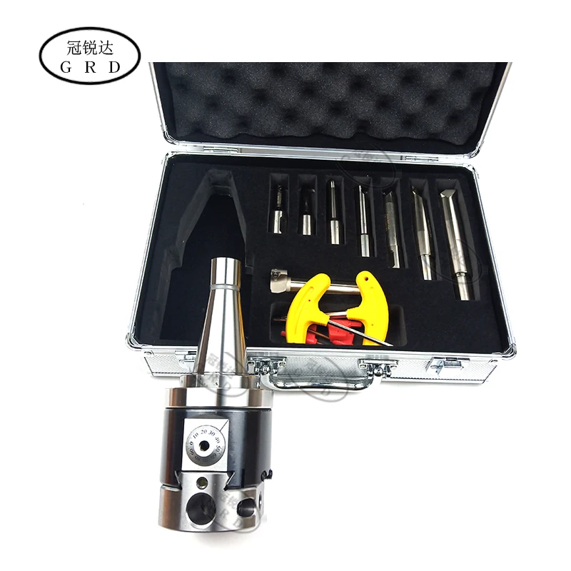 boring-tool-suit NBH2084 fine boring head NT40 tool Holder + 8pcs 20mm Boring Bar Boring rang 8-280mm Boring Tool Set