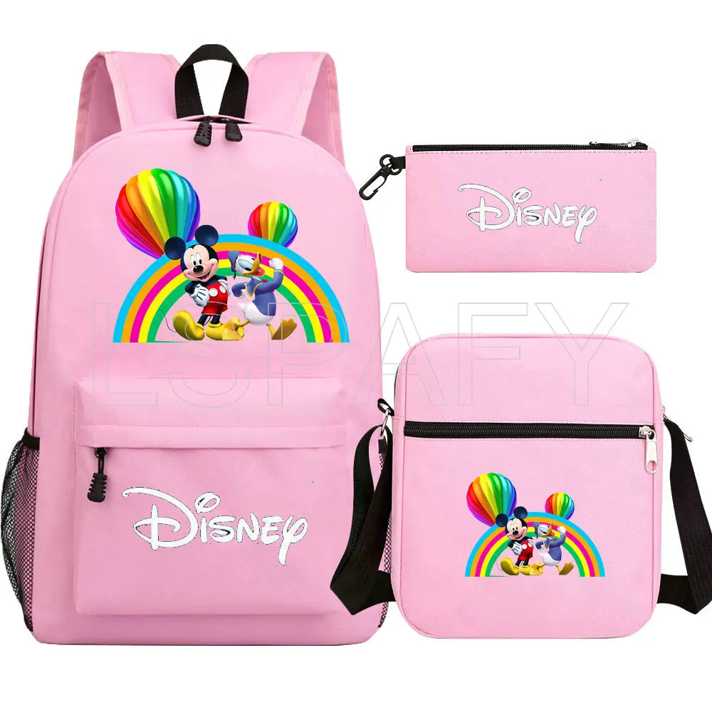 School Bags for Girls Boys Bookbag Student Streetwear Minnie Mouse Backpack Children Backpacks Kids Backpack Bags Sets