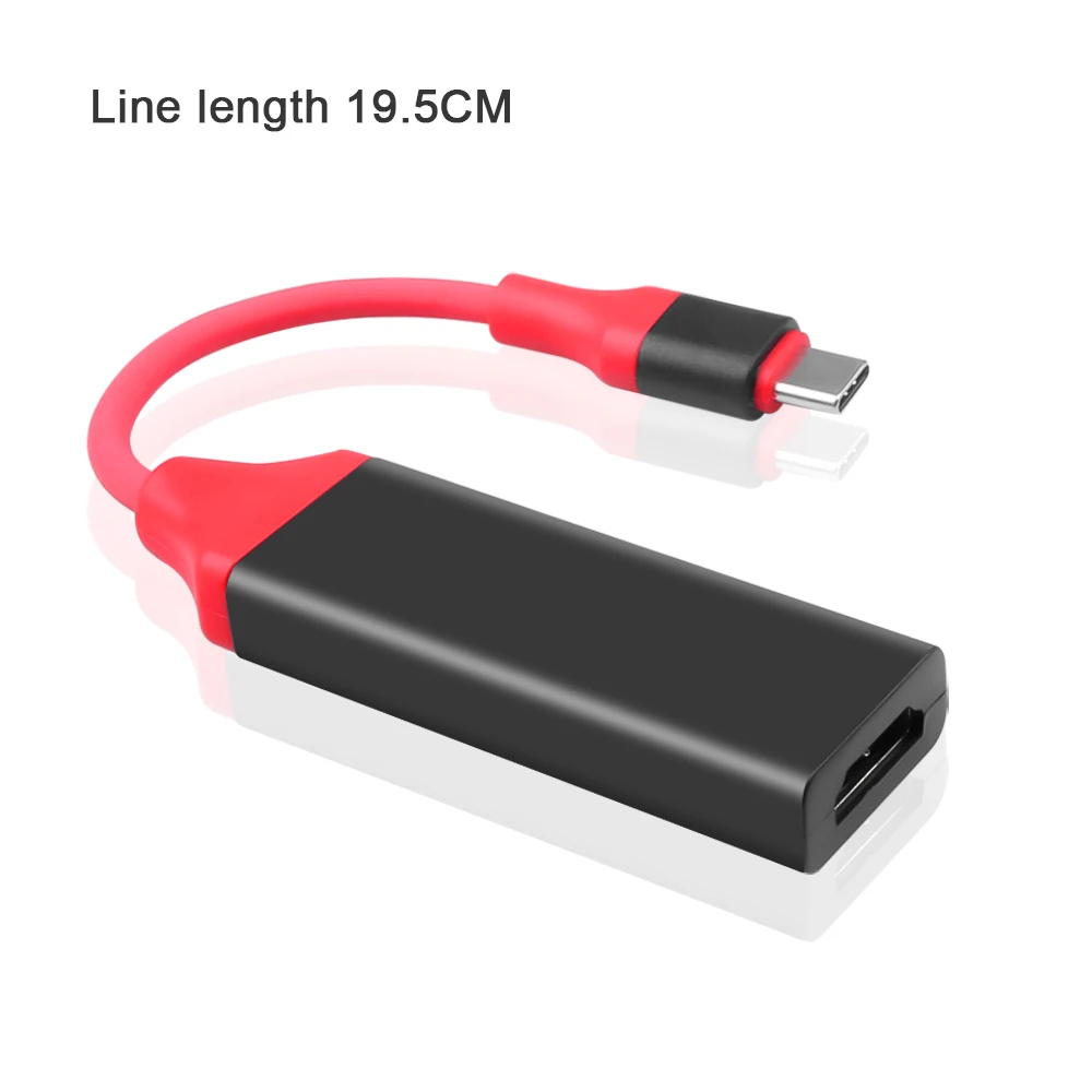 KEBIDU USB C 타입 어댑터, USB 3.1 (USB-C)-HDMI 호환 어댑터, 수-암 4K 변환기, PC 컴퓨터 TV 디스플레이 전화용