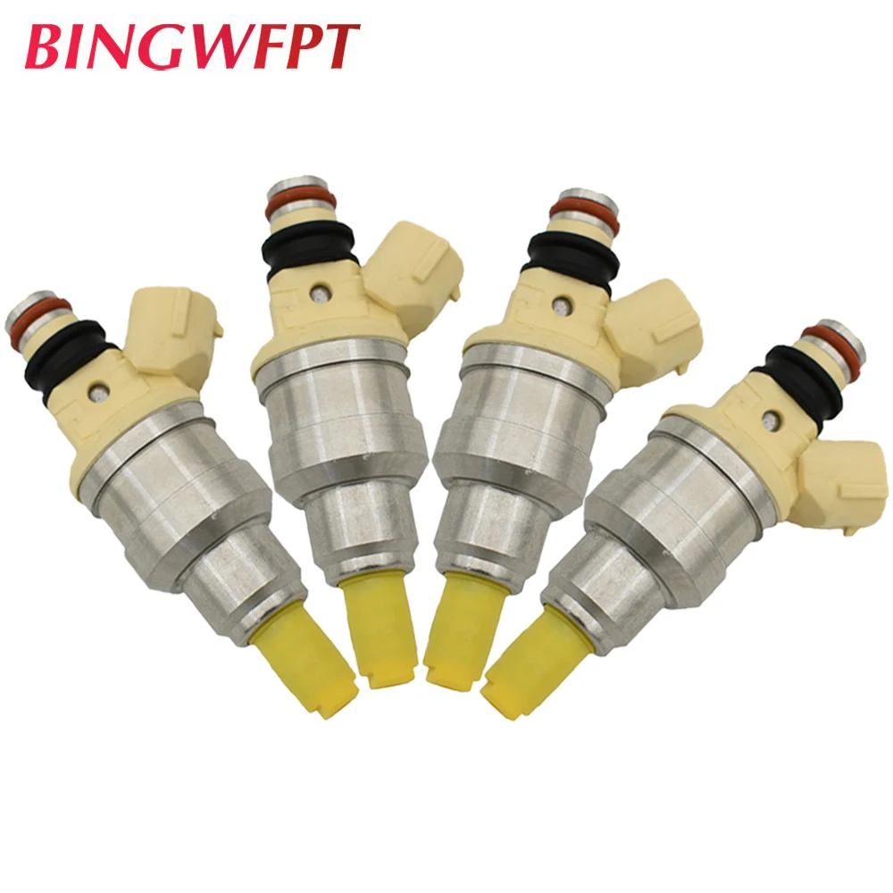 4PCS INP-470 Fuel Injector Nozzle For Suzuki 92-98 Sidekick X-90 96-98 1.6L INP 470 INP470 195500-2400 15710-57B00 96068643