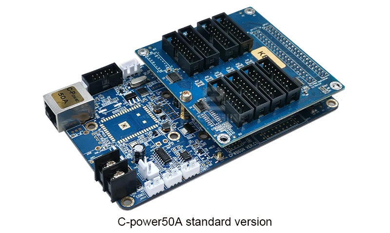 C-Power 5 series full color controller with Serial port TCP TP 4G support external Protocol customized development