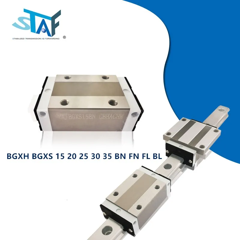 Original Taiwan STAF Linearführungsschlitten BGXH BGXS 15 20 25 30 35 BN FN FL BL MBX9SN CNC-Frästeile – Detail 1