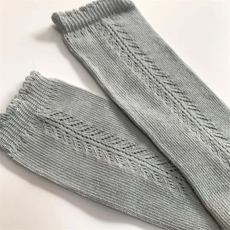 Chaussettes Hautes Classiques pour Enfants, de Haute Qualité, pour Bébés Bol, Garçons, Bol, Maille en Coton Doux, Respirantes, sulf, Ajourées, pour 0-8 Ans