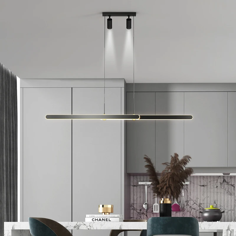 

Nordic Restaurant Pendant Lights Extremely Simple Modern 2021 New Creative Personality Dining Table Long Bar Small Chandelier