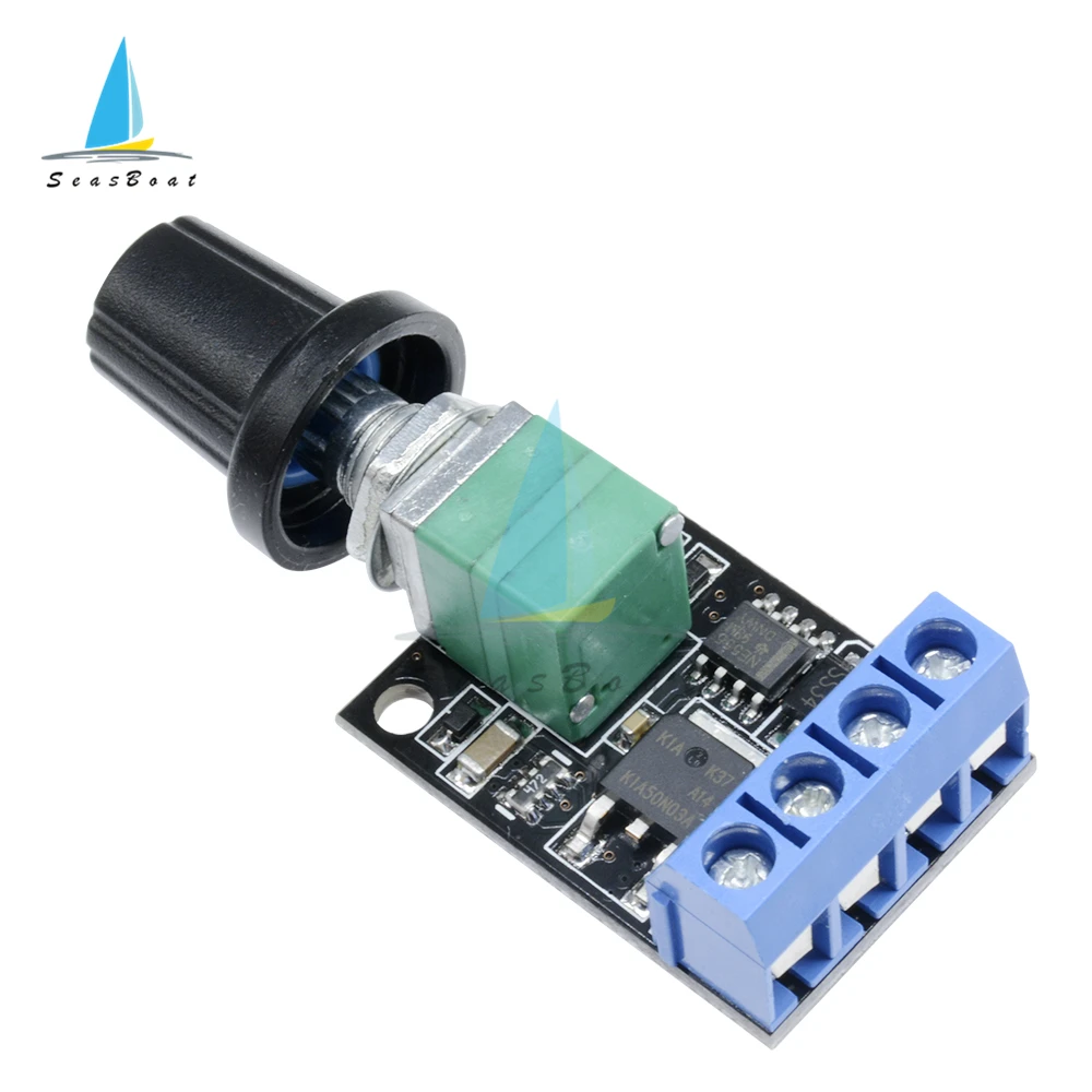 DC 5V-16V 10A PWM DC Motor Speed Controller Governor Stepless Speed Regulator LED Dimmer for LED Light Control 12V