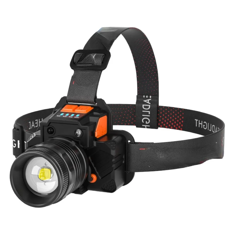 

LED Headlight Strong Light Charging Super Bright Head-Mounted Flashlight Long Shot Outdoor Hernia Night Fishing Miner's Lamp