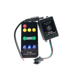 DC5-12V sp106e 9 teclas de música led controlador sem fio rf remoto para o indivíduo endereçável ws2812b sk6812 5050 rgb pixels tira