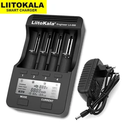 Liitokala Lii-500 Lii-PD4 18650 ładowarka akumulatorów litowych 3.7V 21700 26650 18350 18500 16340 17500 25500 10440 1.2V AA AAA