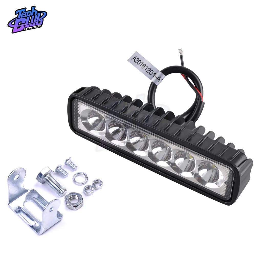 New 6 inch 18W 6 LED Offroad Car Work Light Spotlight 12V 6*3W Flood Beam Daytime Running Light For Jeep 4x4 ATV 4WD SUV Car