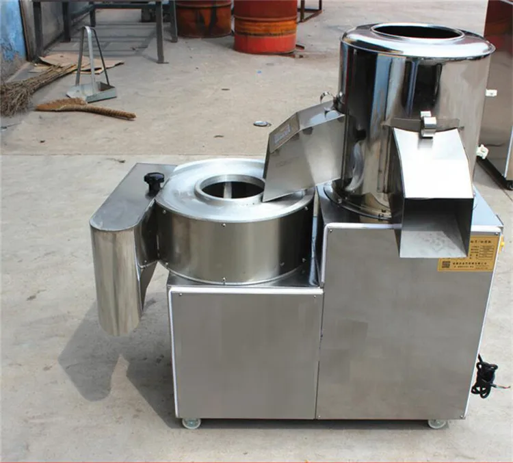 Pelador de patatas REW-GR10 multifuncional de 80kg, máquina para cortar patatas fritas, cortador de cubos de patatas