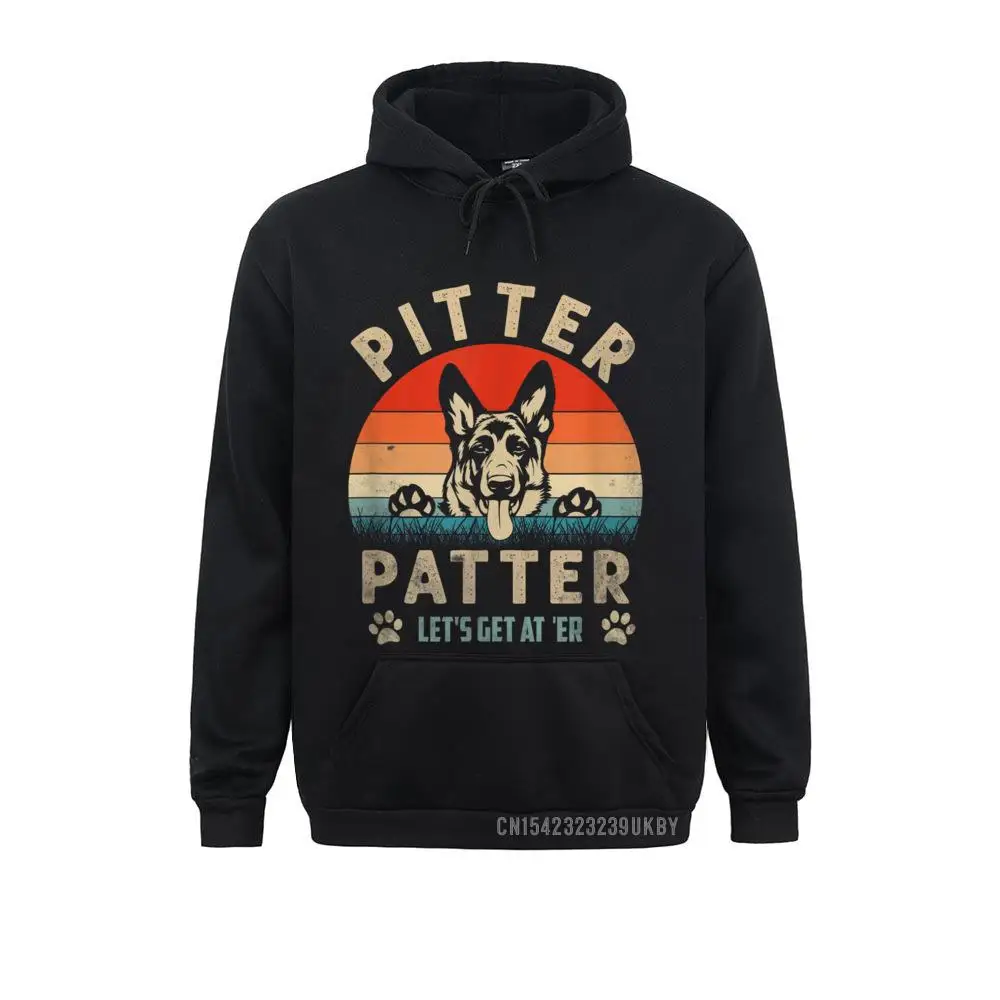 

Pitter Sudadera Patter German Shepherd Dog Funny Vintage Retro Hoody Sweatshirts Hoodies Long Sleeve 2021 New Clothes Men