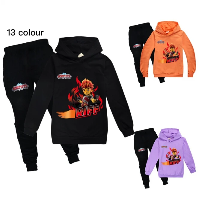 

Gormiti Clothing Set Kids Hoodies Jogger Pants Tracksuit Girls Jacket with Hooded Tops Children Coat Baby Boys Streetwear