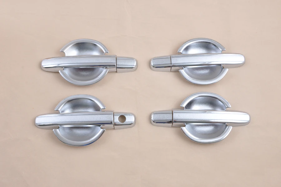 ABS Chrome Door Handle Cup Bowl Cover Trim Plating Rim Protective Kit For RAV4 06 07 08 09 [QP205]