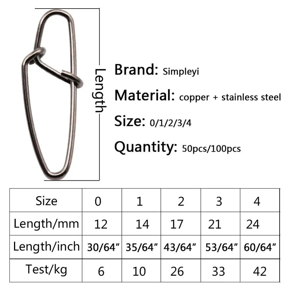 Esterilla acero inoxidable con giratorio #0-4 para aparejos - imagen 2