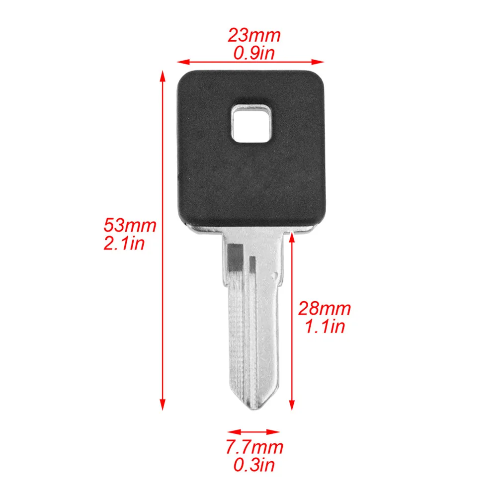 Motorfiets Zwart Ongesneden Contactsleutel Blade Blank 2 Stuks Voor Harley Sportster Xl 1200 1988-2015 883 1970-2015 Roadster Super Lage