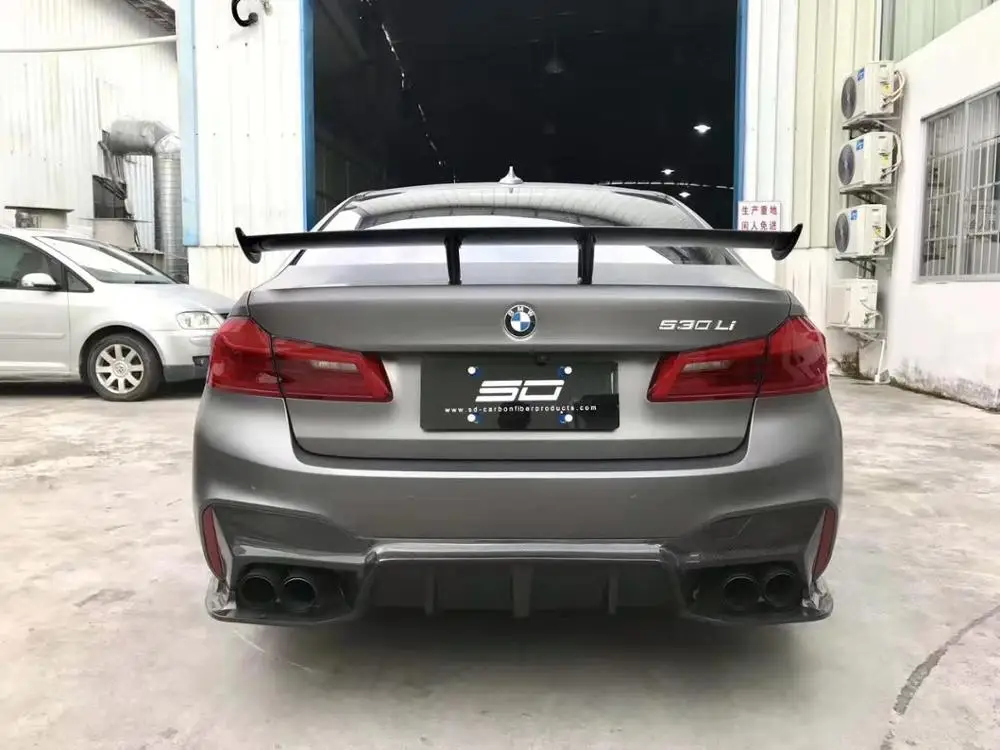 Carbon Fiber Rear Trunk Roof Lip Universal Spoiler Wing Fits For BMW G30 G38 F22 F80 F82 F83 F87 E92 E46 M2 M3 M4 M5 M6