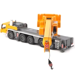 Kids Toys 1:87 Mobilkran Mobile LTM 1250-5.1 Vehicle Model Toy Alloy Vehicle Lifting Crane Construction Truck Collection