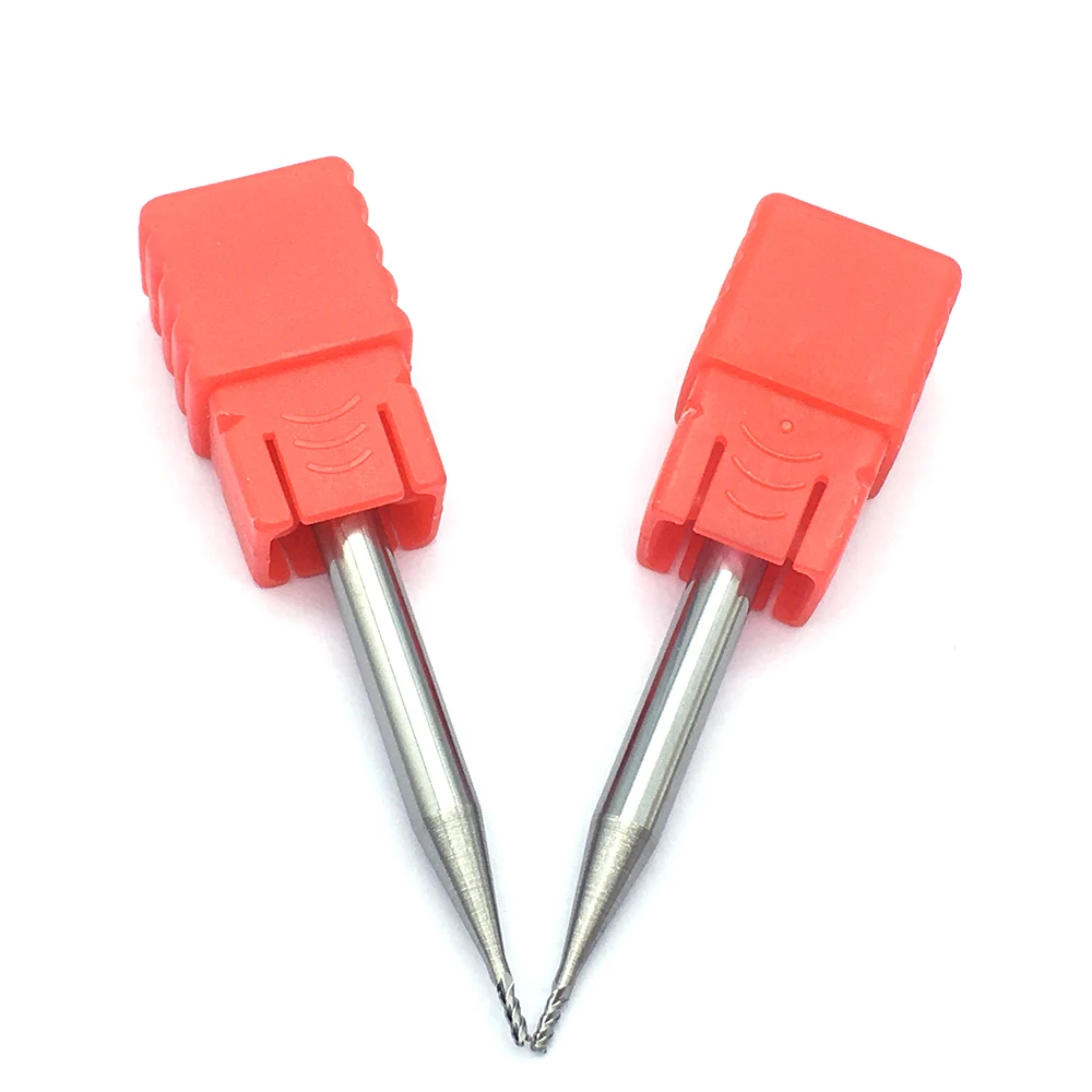 1PC Pabrik Aluminium 1.0XD4X50L Pabrik Akhir Ekstra Panjang HRC60 3Flute Tungsten Carbide Milling Cutter Endmills Alat Bubut CNC cutter