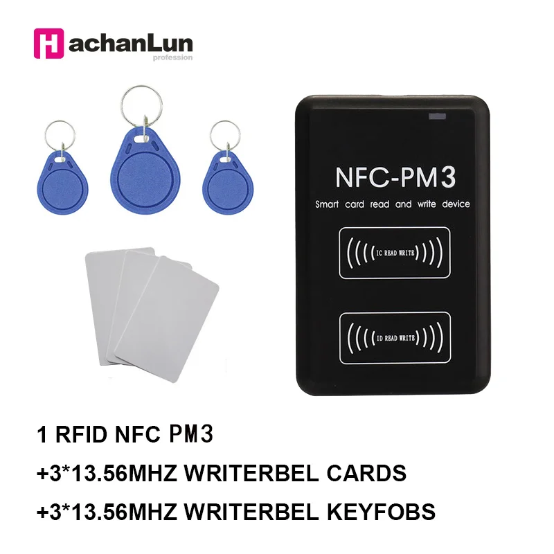 

NEW PM3 Reader IC 13.56MHZ RFID Copier NFC Full Writer Decoding Function Card Duplicator