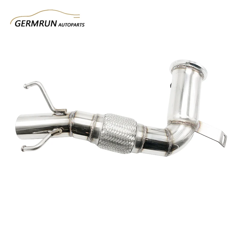 Stainless Steel EXHAUST DECAT DOWNPIPE Fit For BMW MINI COOPER S F56 2014+