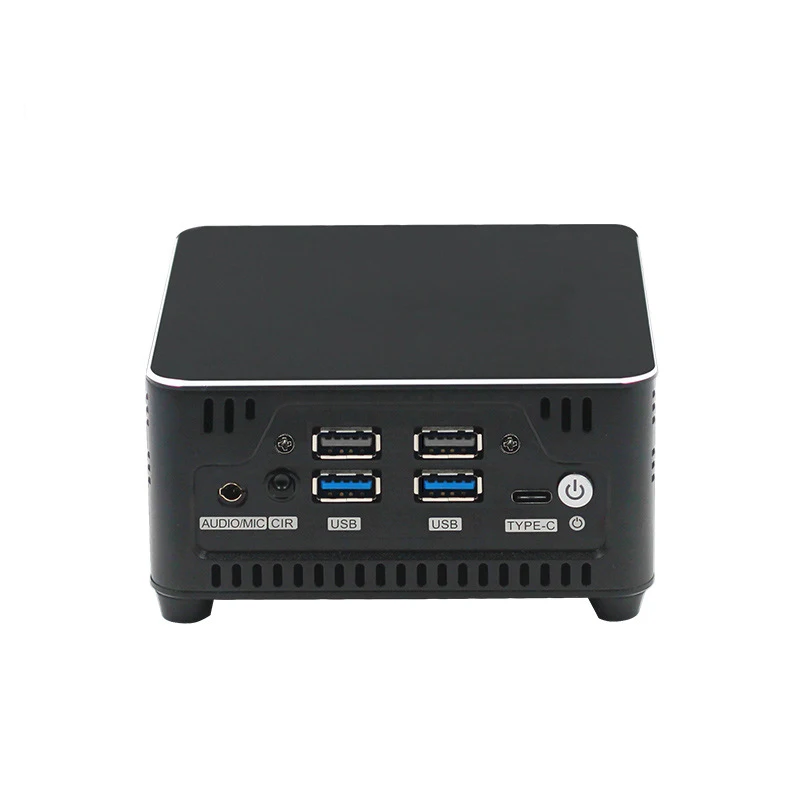 Newest Fanless pakage Mini PC with Mini DP HDMI Dual LAN Type-c Quad Core i7 8565U windows 10 Mini Computer Core i5 8265U HTPC