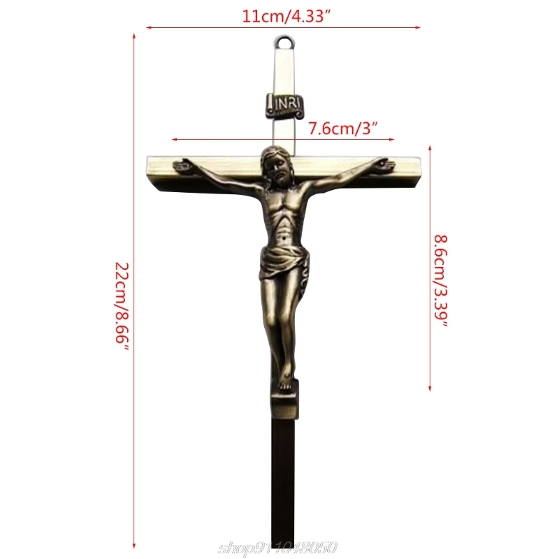 Catholic Crucifix Wall Jesus Christ Church Religious Prayer Hanging Ornament Chapel Decoration 21 Dropship