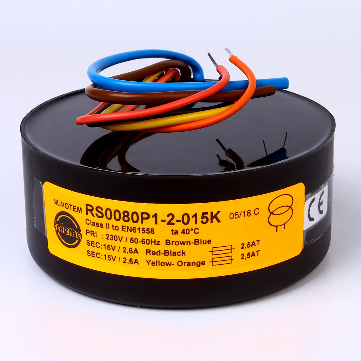 80W Talema sealed ring cow 80VA toroidal transformer new original imported double 9V 12V 15V 18V