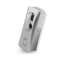 Stainless Steel Door Release Switch Emergency Exit Button Silver Keys for Access Control System