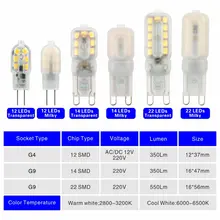 5pcs LED G4 G9 Bulbs 3W-5W #2