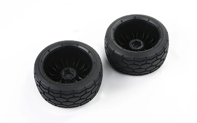 1/5 Scale Baja Rear Gravel All-Terrain Tires on 5 Spoke Wheels for HPI Baja 5B  LOSI 5IVE-T or Desert buggy XL