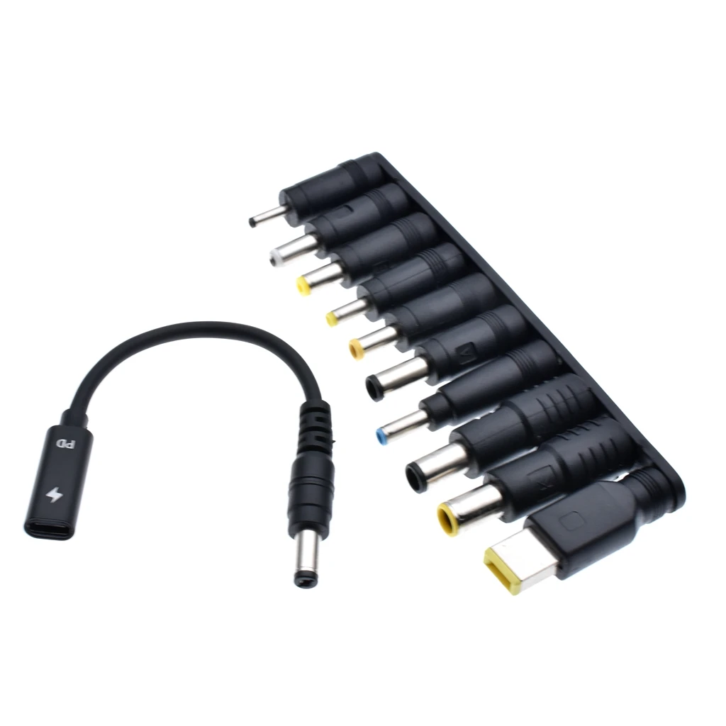 65W tipo C adattatore di alimentazione per Laptop connettore spina USB tipo C a caricabatterie universale per Laptop cavo di ricarica per notebook