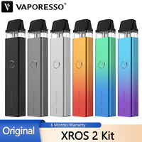 Original Vaporesso XROS 2 Kit Vape with 2ml XROS Pod Cartridge 1000mAh Battery 11W/16W Electronic Cigarette MTL Vaporizer