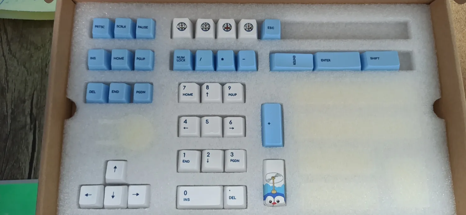 108 keys/set PBT dye sublimation key cap special for character animation mechanical keyboard OEM profile