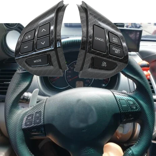 Imagen 2 del producto Botón de volante multifunción, interruptor de Control de crucero (4 colores disponibles) para MITSUBISHI LANCER OUTLANDER ASX 2007 - 2011