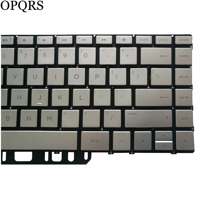 Imagem -03 - Prata Cinza Retroiluminado Teclado para Notebook hp Spectre 13-ac 13-ac000 13t-ac000 13-ac0xx 13-ac023dx 13-ac033dx 13-ac063dx us