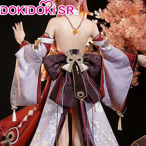 Костюм для косплея Яэ Мико из Genshin Impact, DokiDoki-SR, женский, размер XL распродан