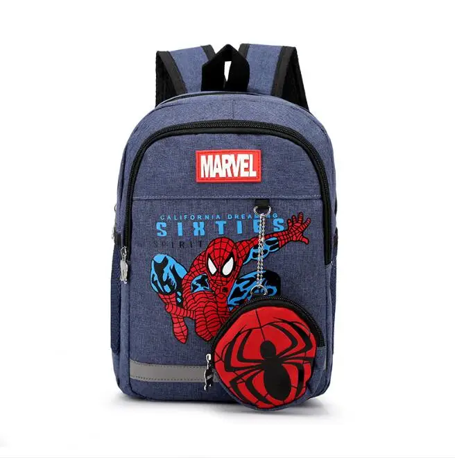 Mochila escolar de Spiderman para niños, morral de dibujos animados para bebés y niños pequeños, bolsa de libros para niños, mochila de jardín de