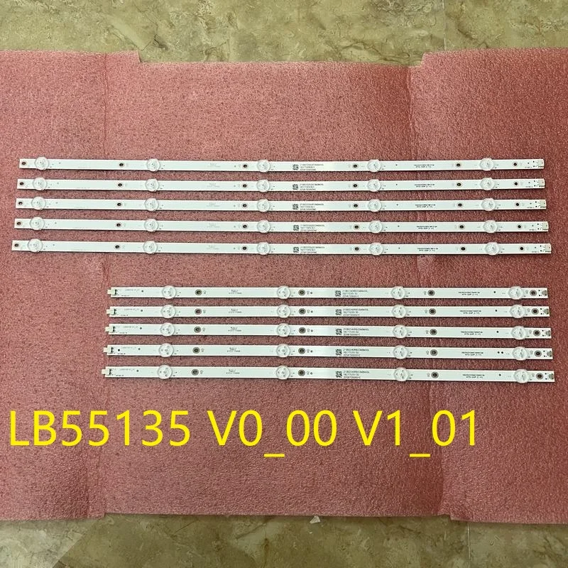 

LED backlight Strip For TV 55UN70006LA INSIGNIA NS-55DF710NA19 NS-55DF710NA21 LB55135 V0_00 V1 LBM550M0501-PJ-4 PK-4 E4SW5518RKU