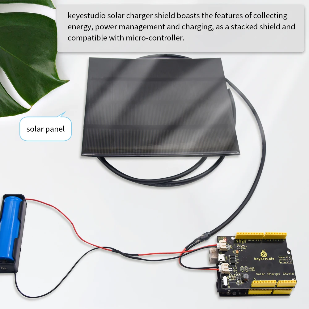 Keyestudio Solar Charger Shield for Arduino  Solar Panel / Solar Cell